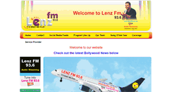 Desktop Screenshot of lenzfm.co.za